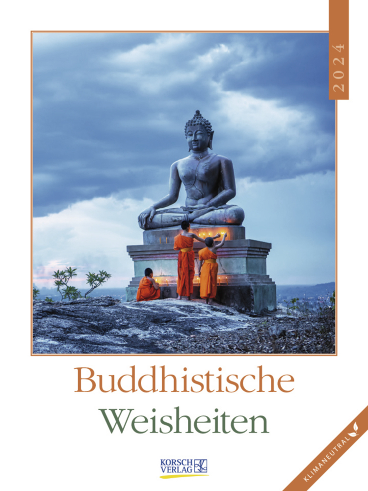 Cover: 9783731870203 | Buddhistische Weisheiten 2024 | Korsch Verlag | Kalender | 54 S.
