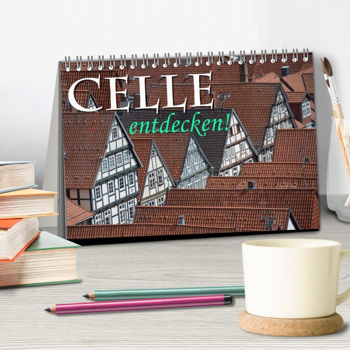 Bild: 9783435694020 | CELLE entdecken (Tischkalender 2025 DIN A5 quer), CALVENDO...