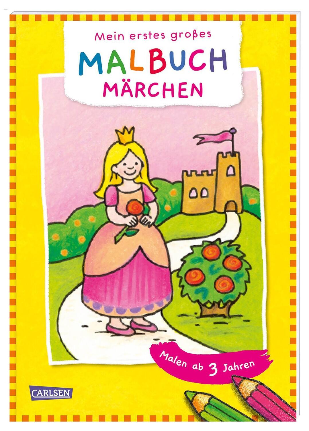 Cover: 9783551191038 | Mein erstes großes Malbuch: Märchen: Malen ab 3 Jahren | Eva Muszynski
