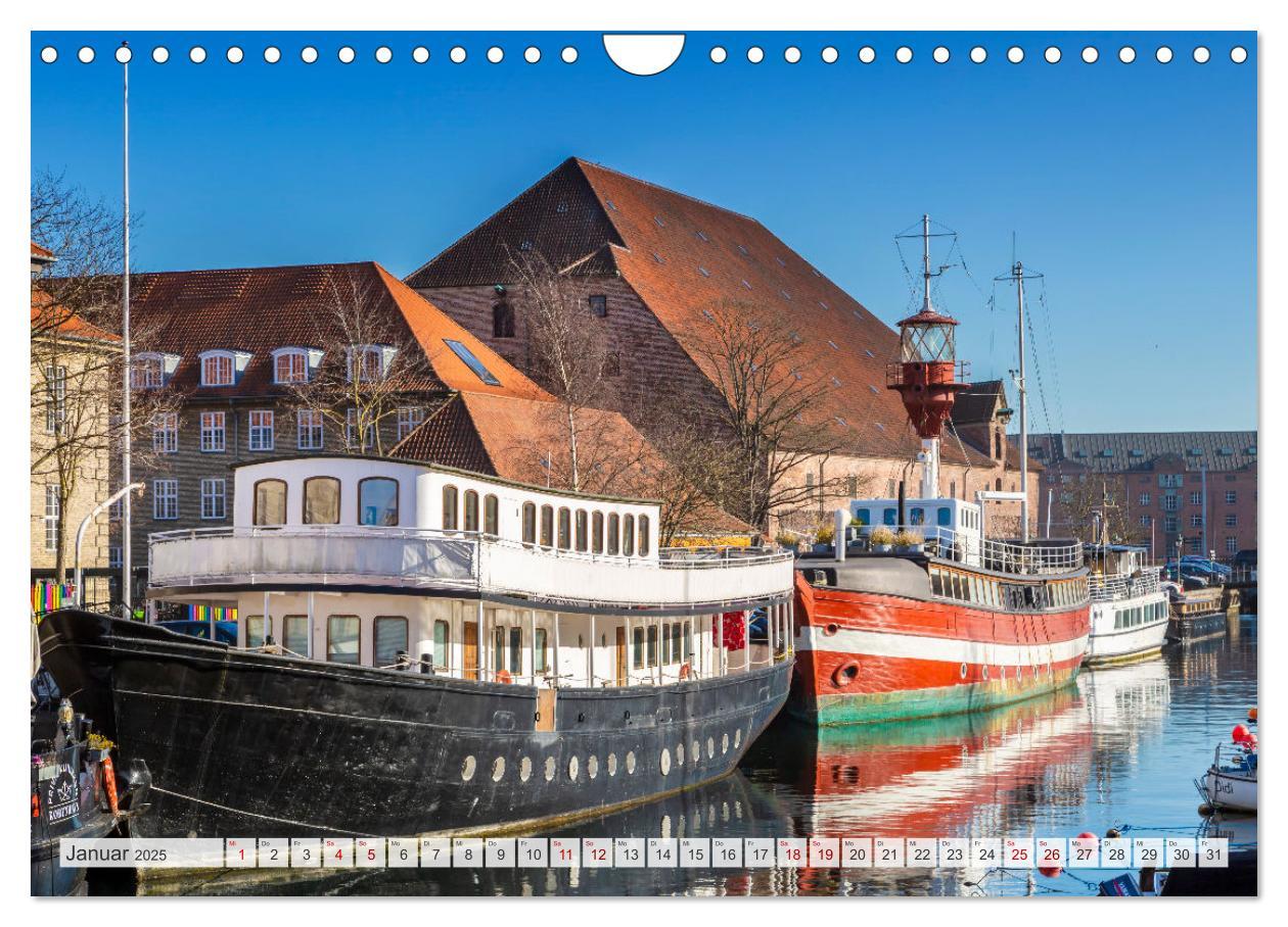 Bild: 9783383911989 | KOPENHAGEN Malerisches Stadtherz (Wandkalender 2025 DIN A4 quer),...