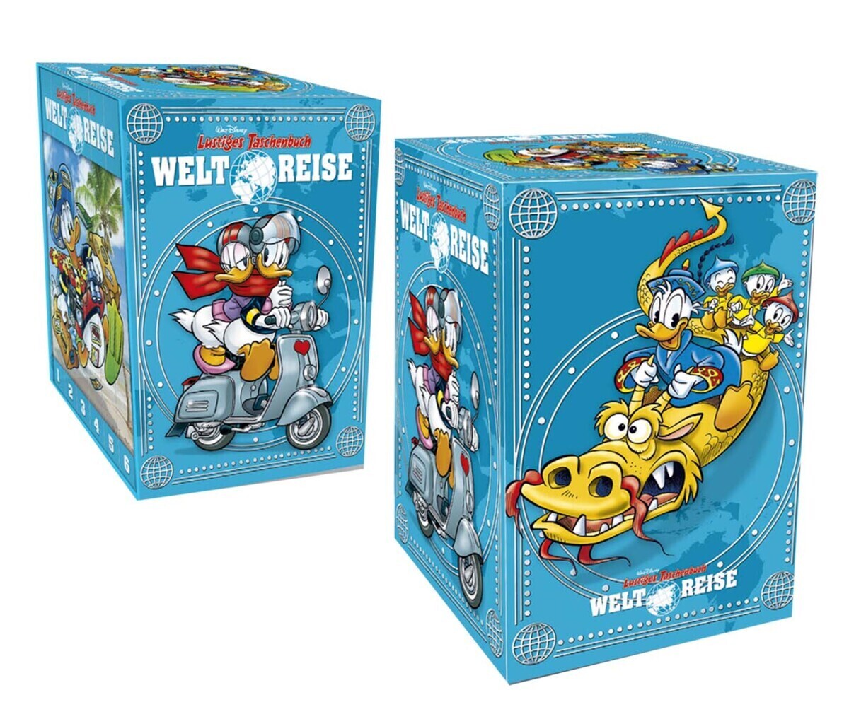 Cover: 9783841340184 | Lustiges Taschenbuch Weltreise Box. Bde.1-6 | Walt Disney | Buch
