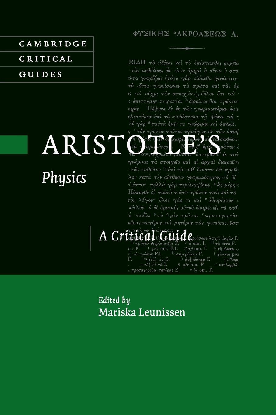 Cover: 9781108454186 | Aristotle's Physics | Mariska Leunissen | Taschenbuch | Paperback
