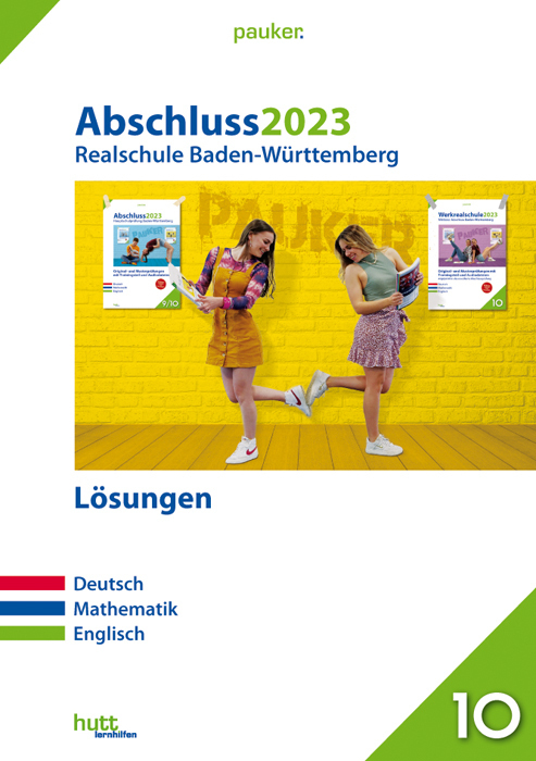 Cover: 9783889978592 | Abschluss 2023 - Realschulprüfung Baden-Württemberg - Lösungsband