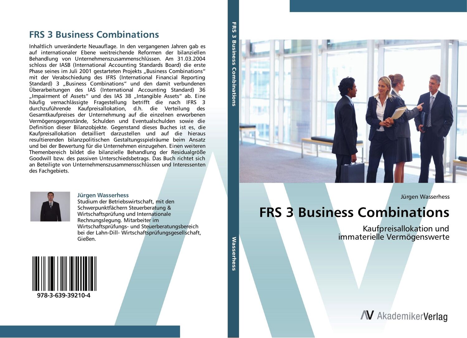 Cover: 9783639392104 | FRS 3 Business Combinations | Jürgen Wasserhess | Taschenbuch | 128 S.