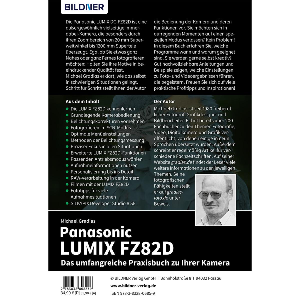 Rückseite: 9783832806859 | Panasonic LUMIX FZ82D | Das umfangreiche Praxisbuch zu Ihrer Kamera!