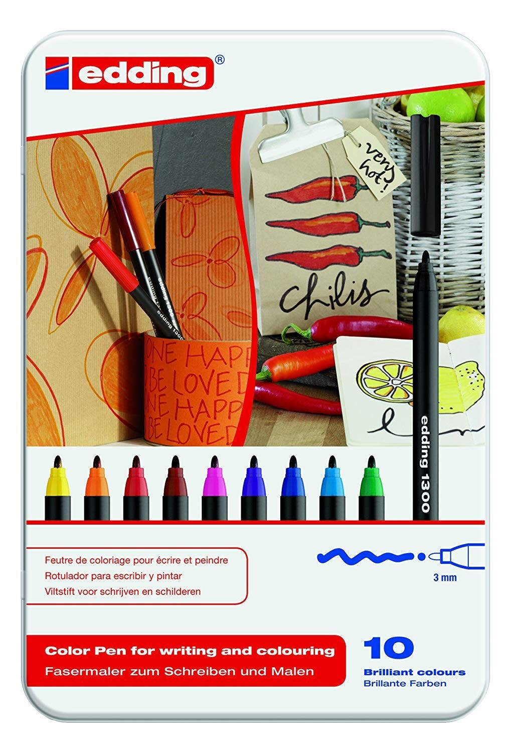 Cover: 4004764875184 | edding Fasermaler Color Pen 3mm 10er Set | Edding | EAN 4004764875184