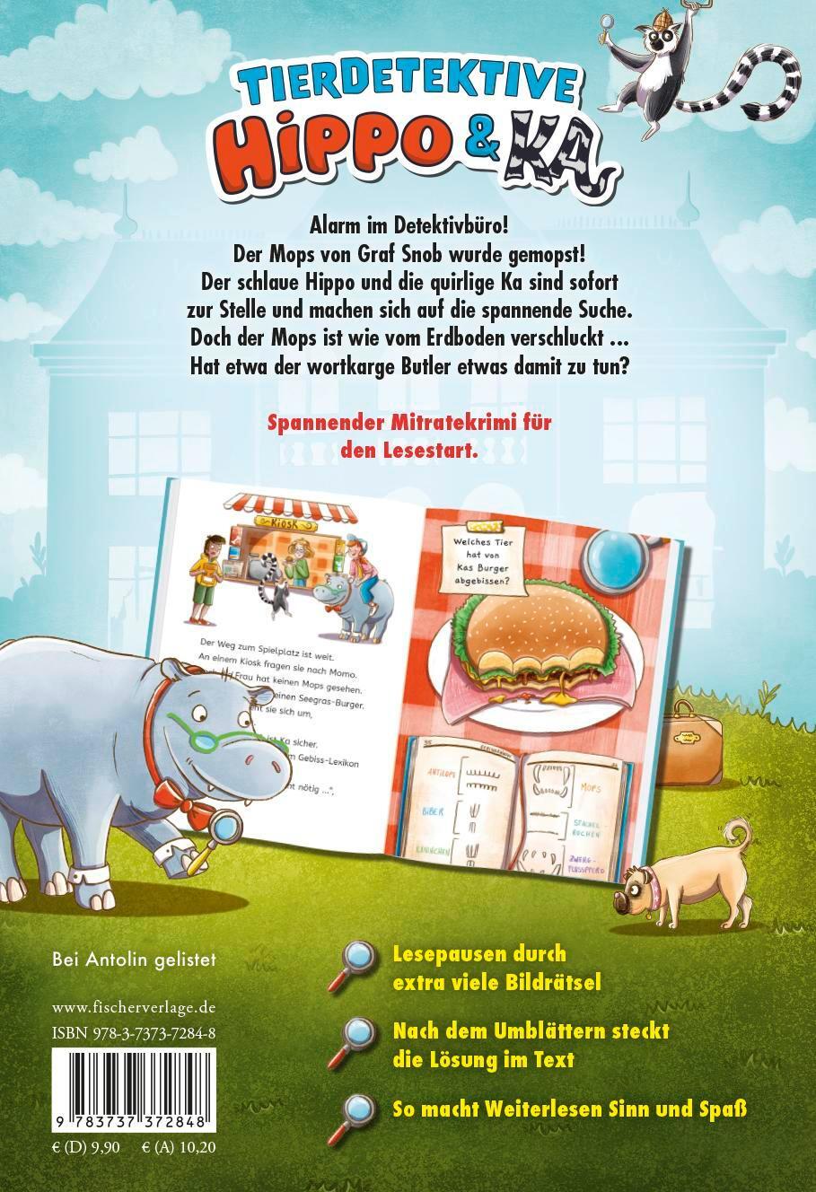 Rückseite: 9783737372848 | Tierdetektive Hippo &amp; Ka - Wer hat den Mops gemopst? | Thilo | Buch