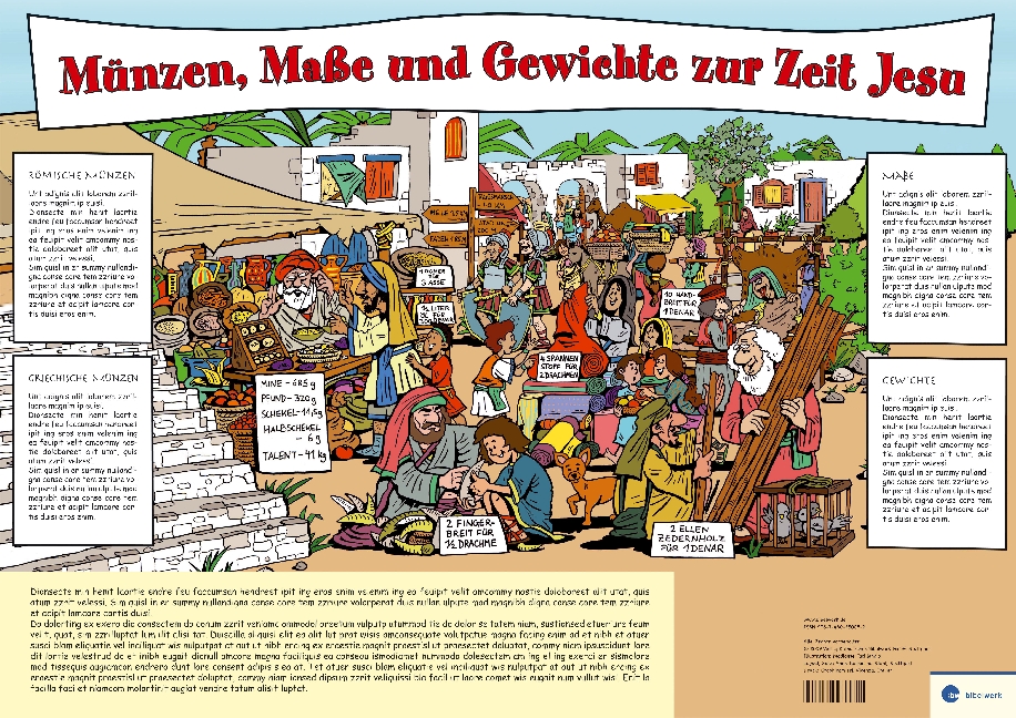 Cover: 9783460280861 | Münzen, Maße und Gewichte zur zeit Jesu | Gerhard Foth | Poster | 2009