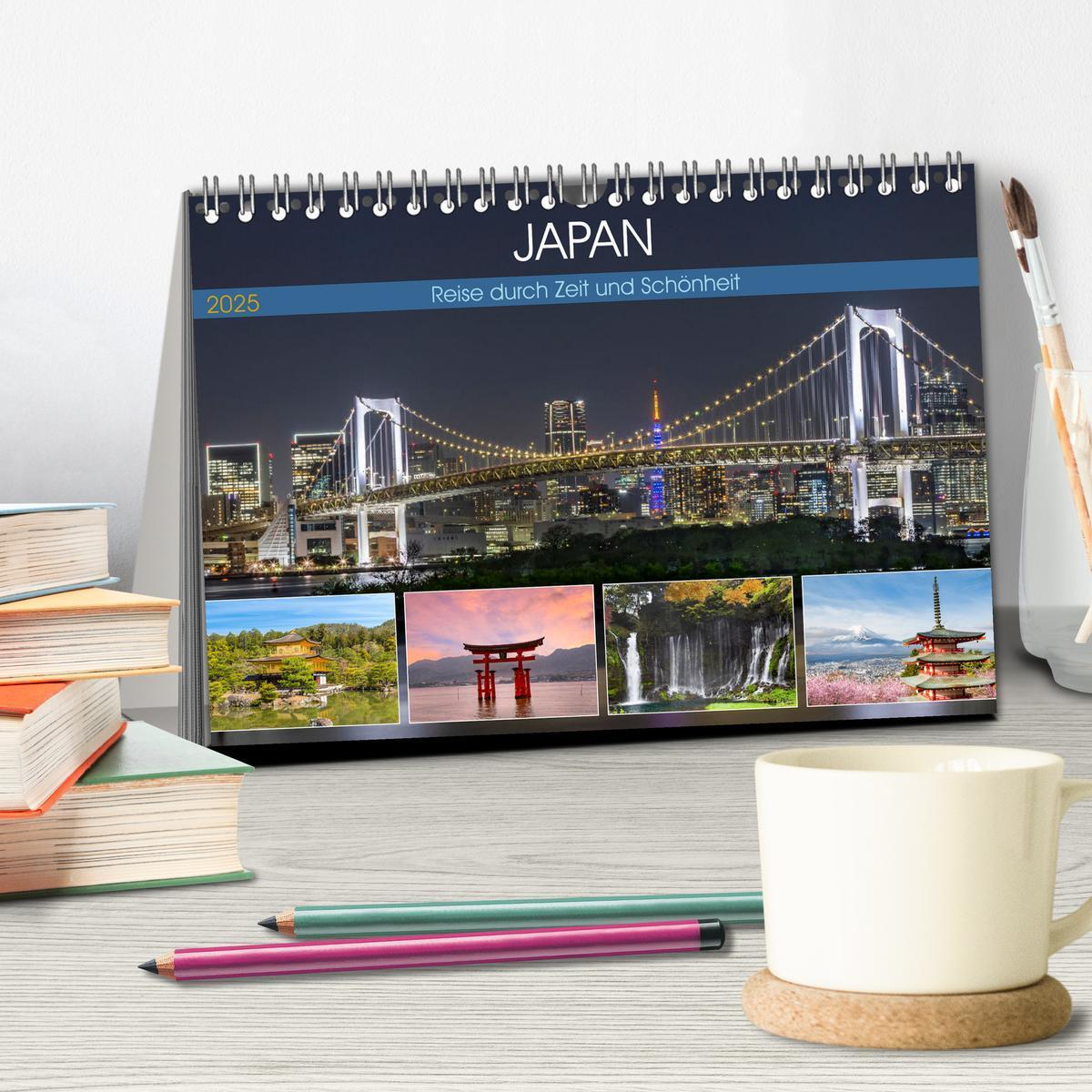 Bild: 9783435831944 | JAPAN Reise durch Zeit und Schönheit (Tischkalender 2025 DIN A5...