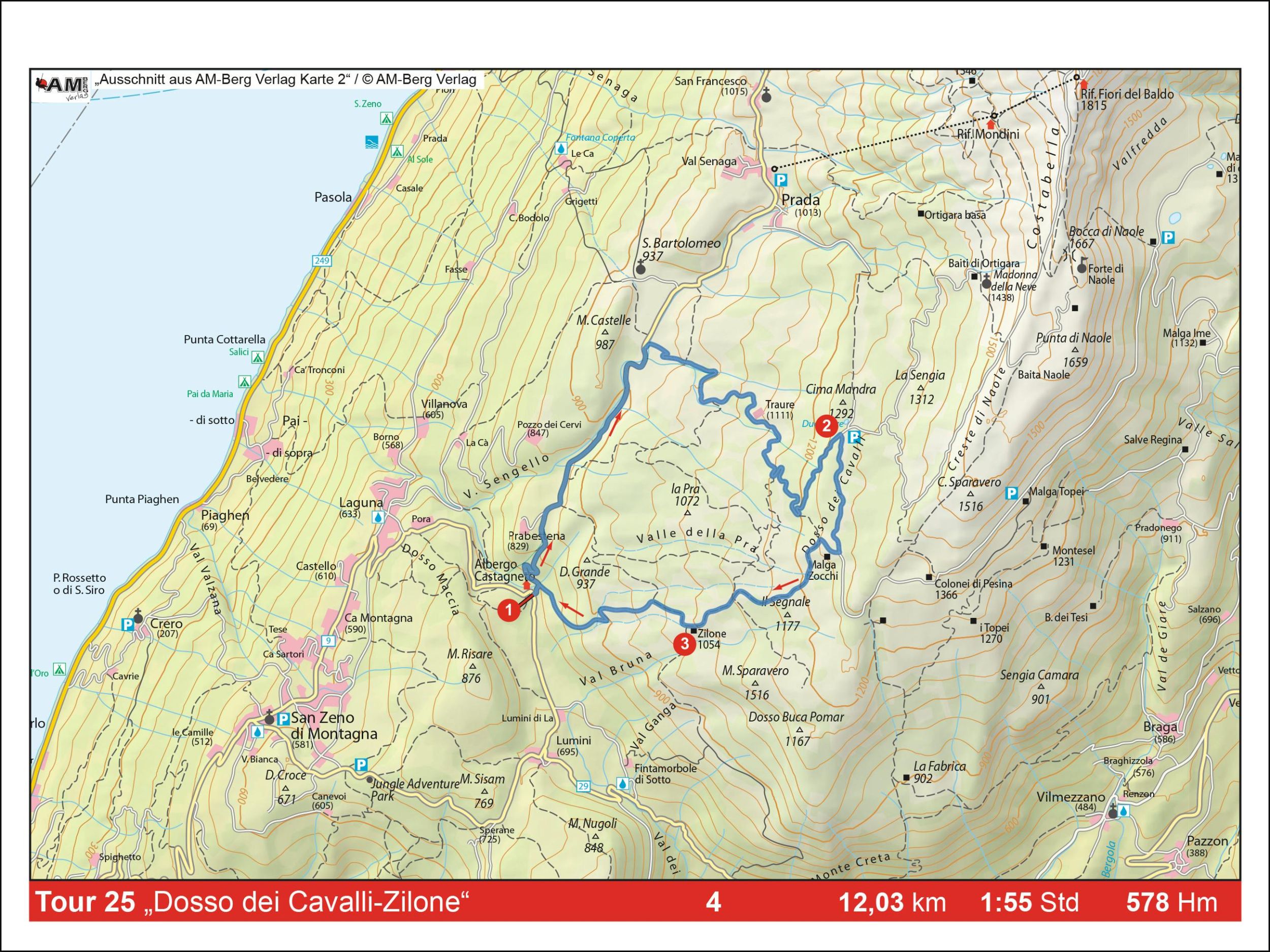 Bild: 9783981567137 | Mountainbike Touren Gardasee Südost - Monte Baldo | Band 7 | Buch