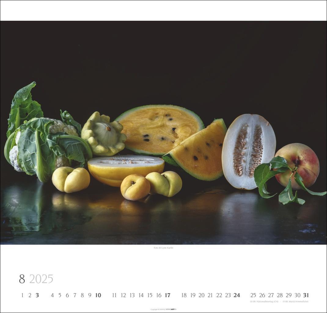 Bild: 9783839901250 | Food Stills - Lynn Karlin Kalender 2025 | Kalender | Spiralbindung