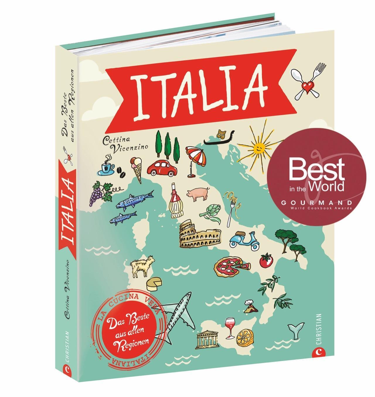Cover: 9783862447619 | Italia | Das Beste aus allen Regionen | Cettina Vicenzino | Buch