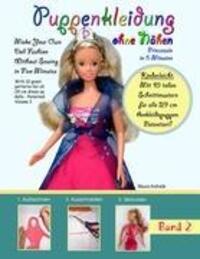 Cover: 9783839130681 | Puppenkleidung ohne Nähen | - Prinzessin in 5 Minuten, Band 2 | Buch