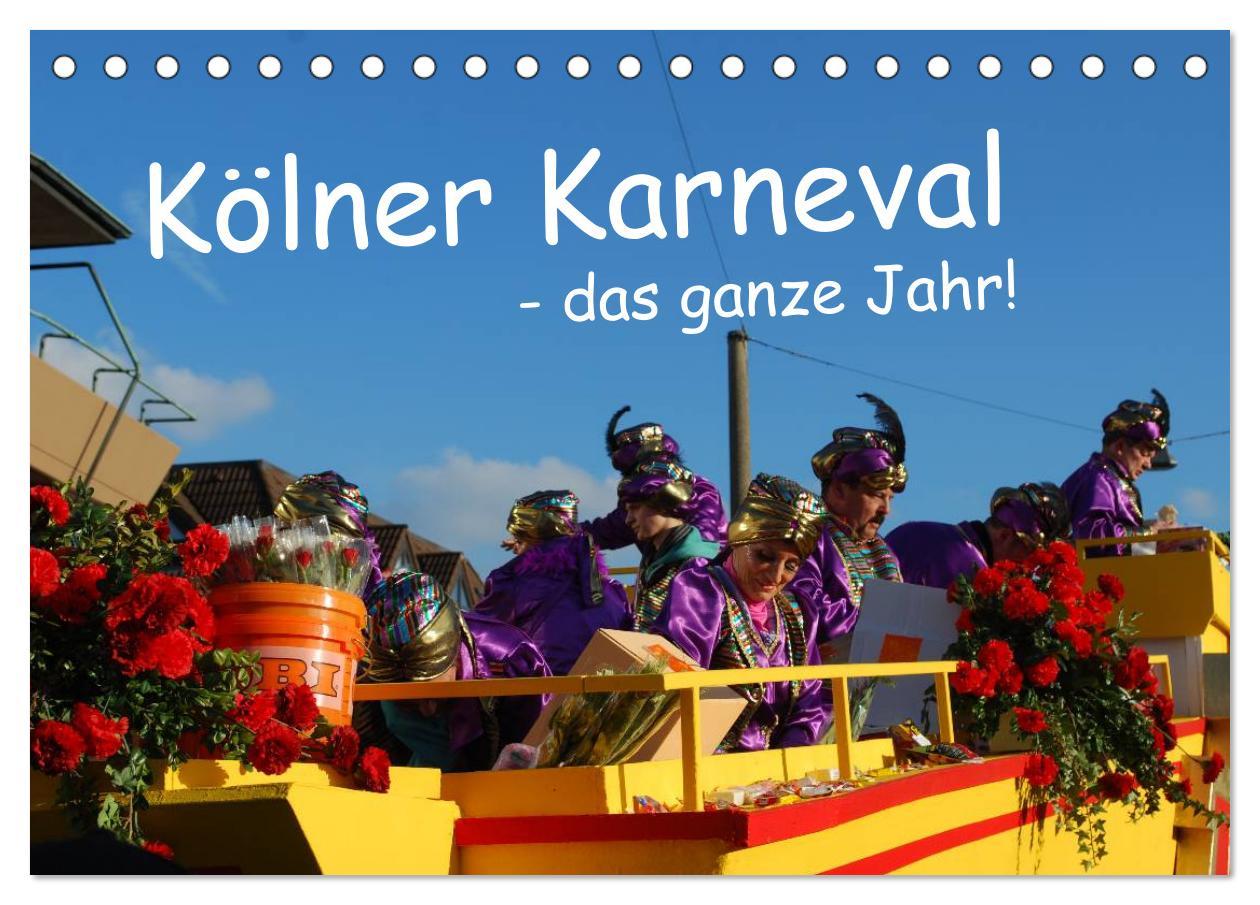 Cover: 9783435687961 | Kölner Karneval - das ganze Jahr! (Tischkalender 2025 DIN A5 quer),...