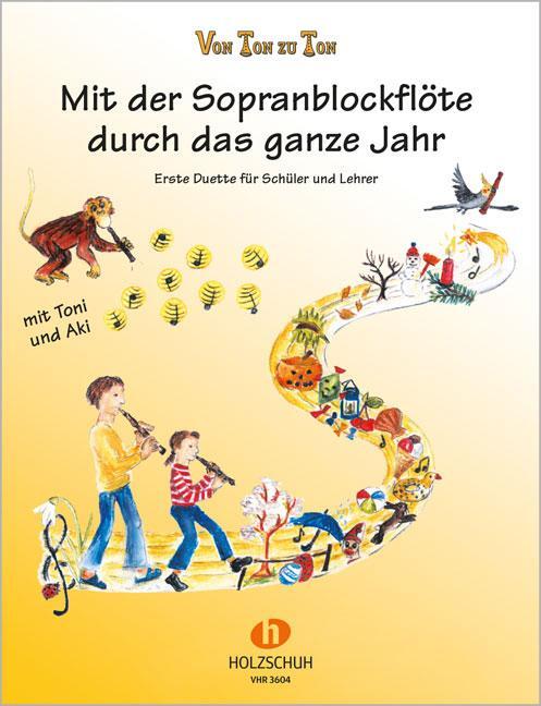 Cover: 9783920470153 | Mit der Sopranblockflöte durch das ganze Jahr | Eva-Maria Zahner