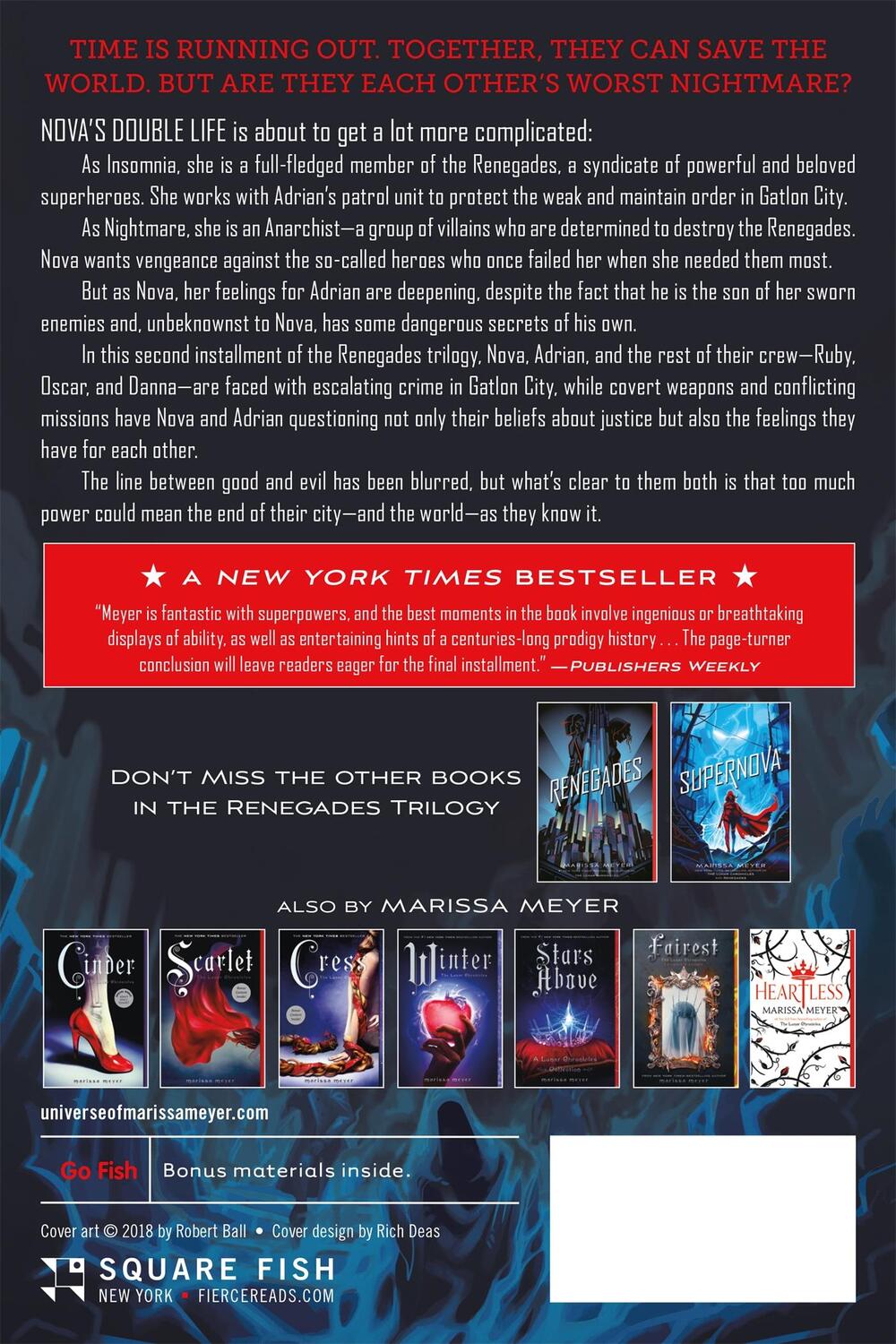 Rückseite: 9781250078377 | Archenemies | Marissa Meyer | Taschenbuch | Renegades | Englisch