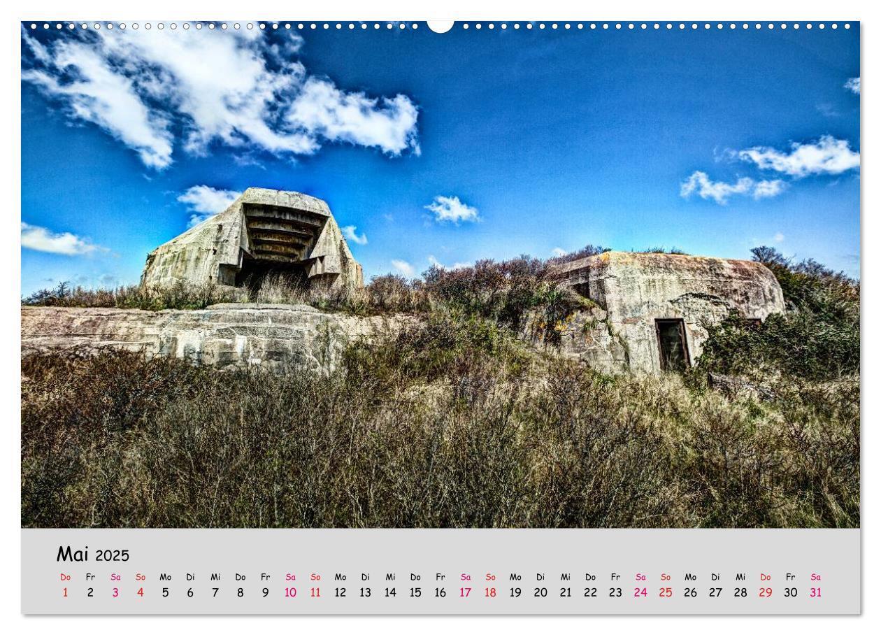 Bild: 9783435645381 | Bunker Zeitzeugen der Geschichte (Wandkalender 2025 DIN A2 quer),...