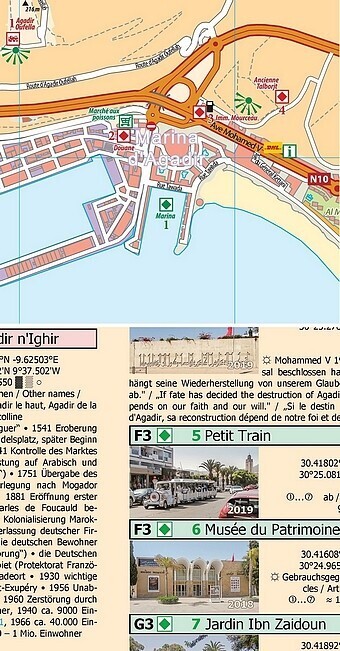 Bild: 9783931099299 | Stadtplan Agadir - Cityplan Inezgane 1:15.000 + GPS-Waypoints | 2023