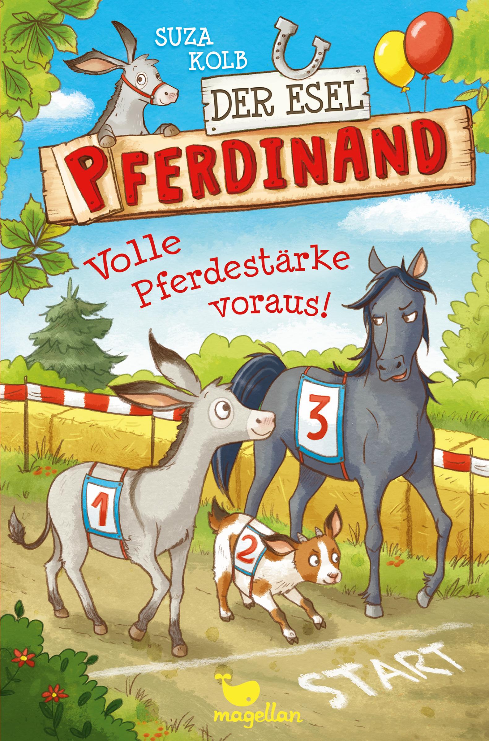 Cover: 9783734841026 | Der Esel Pferdinand - Volle Pferdestärke voraus! - Band 3 | Suza Kolb