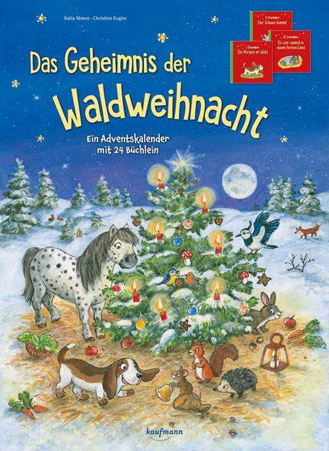 Cover: 9783780618054 | Das Geheimnis der Waldweihnacht | Ein Adventskalender mit 24 Büchlein