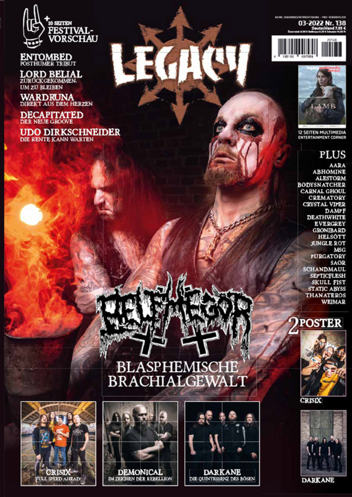 Cover: 9783959363549 | LEGACY MAGAZIN: THE VOICE FROM THE DARKSIDE | Legacy Magazin (u. a.)