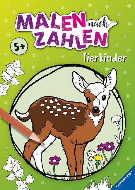 Cover: 9783473417278 | Malen nach Zahlen ab 5: Tierkinder | Taschenbuch | 24 S. | Deutsch