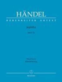 Cover: 9790006521562 | Jephta | Oratorium in drei Akten | Georg Friedrich Händel | Buch