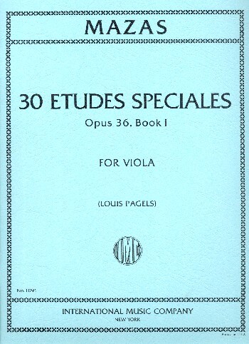 Cover: 9790220408663 | Studi Op 36 Vol 1 (Studi Speciali) (Pagels) | Jacques Féréol Mazas