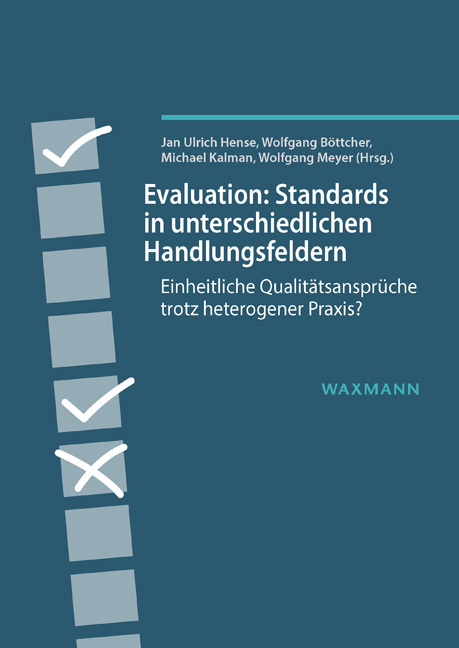 Cover: 9783830940746 | Evaluation: Standards in unterschiedlichen Handlungsfeldern | Buch