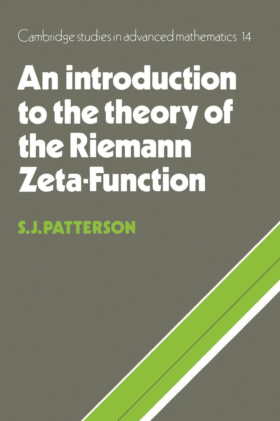 Cover: 9780521499057 | Intro Theo Riemann Zeta Function | Stephen J. Patterson | Taschenbuch