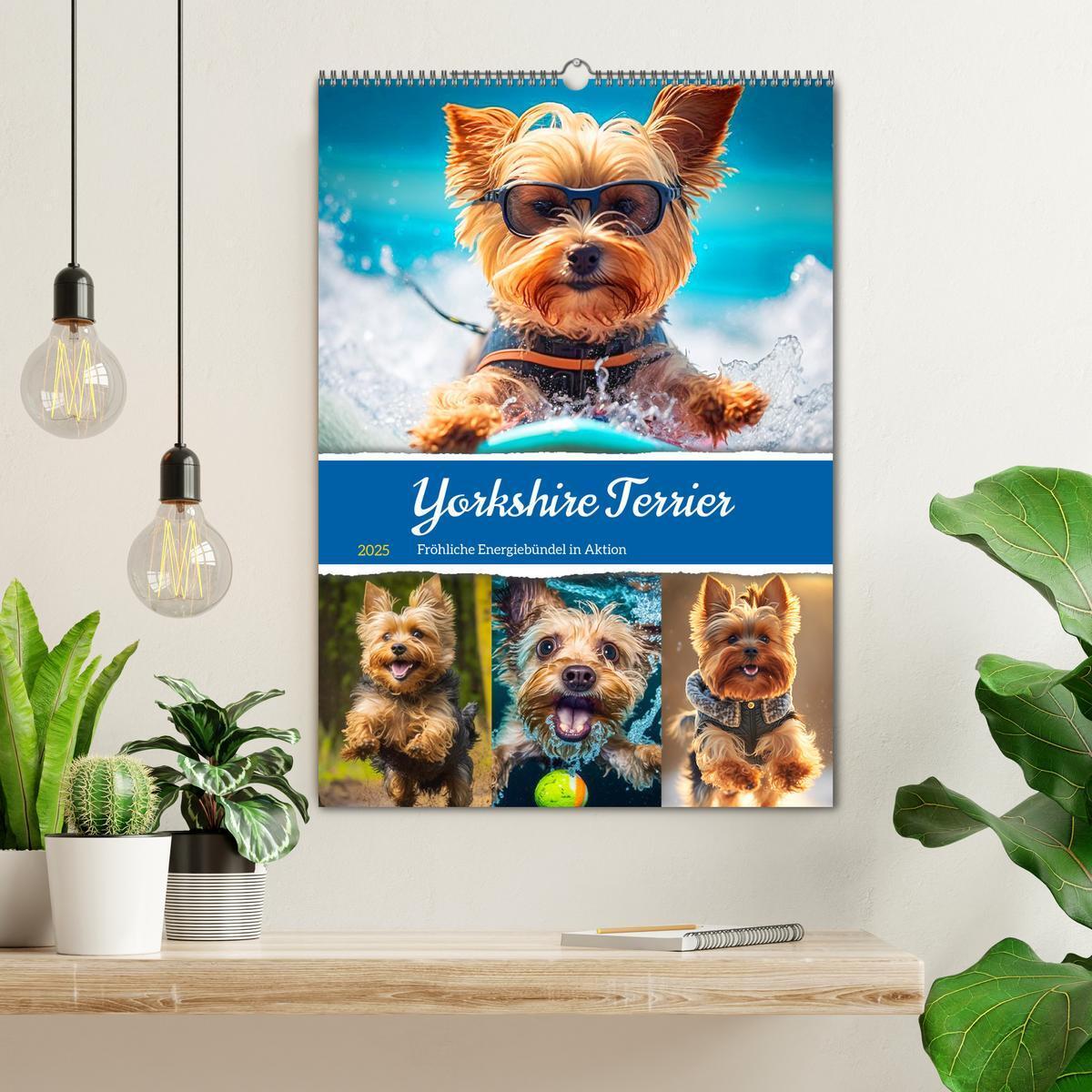 Bild: 9783435874200 | Yorkshire Terrier. Fröhliche Energiebündel in Aktion (Wandkalender...