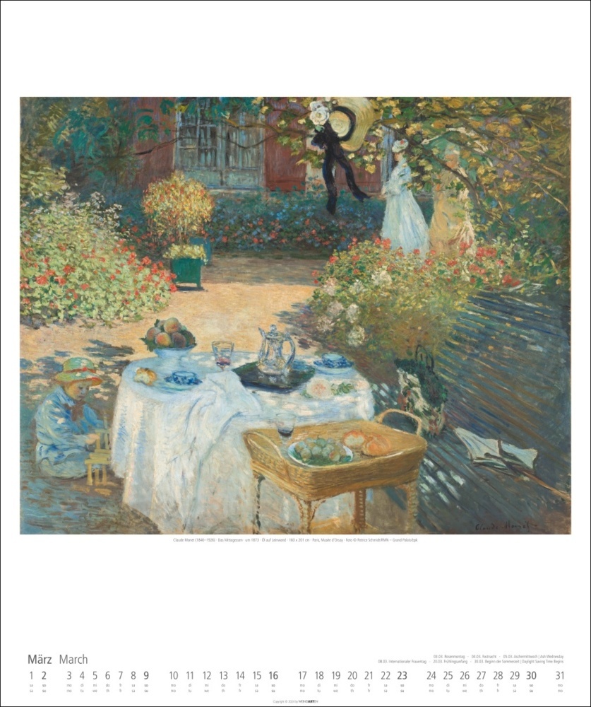 Bild: 9783839900185 | Claude Monet Im Garten Kalender 2025 - Im Garten | Claude Monet | 2025