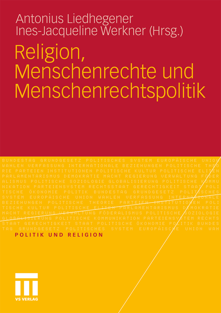Cover: 9783531173122 | Religion, Menschenrechte und Menschenrechtspolitik | Taschenbuch | vii