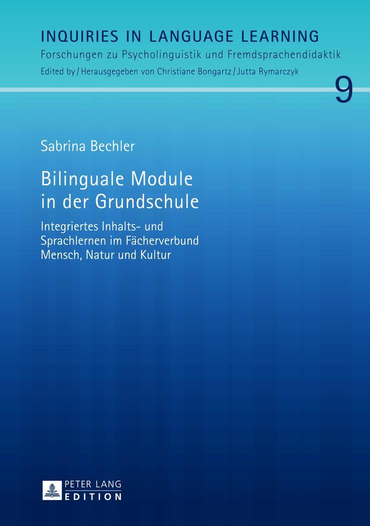 Cover: 9783631646946 | Bilinguale Module in der Grundschule | Sabrina Bechler | Buch | 2014