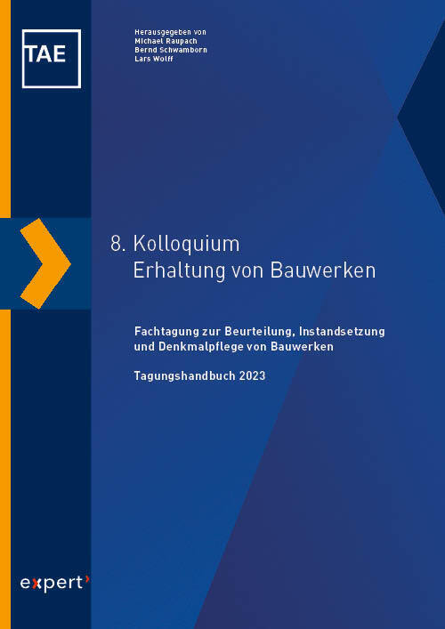 Cover: 9783816935568 | 8. Kolloquium Erhaltung von Bauwerken | Michael Raupach (u. a.) | Buch