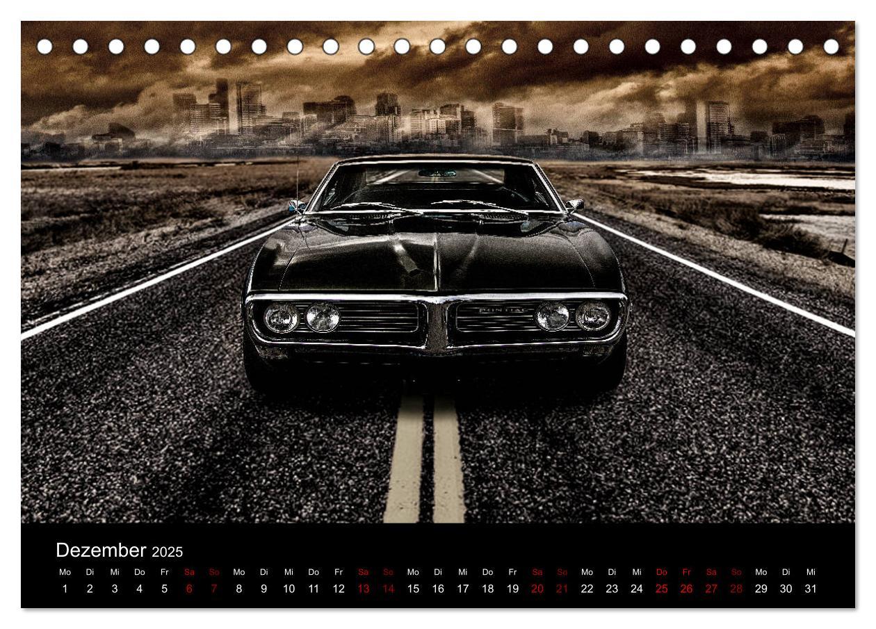 Bild: 9783435397723 | American Automobile (Tischkalender 2025 DIN A5 quer), CALVENDO...