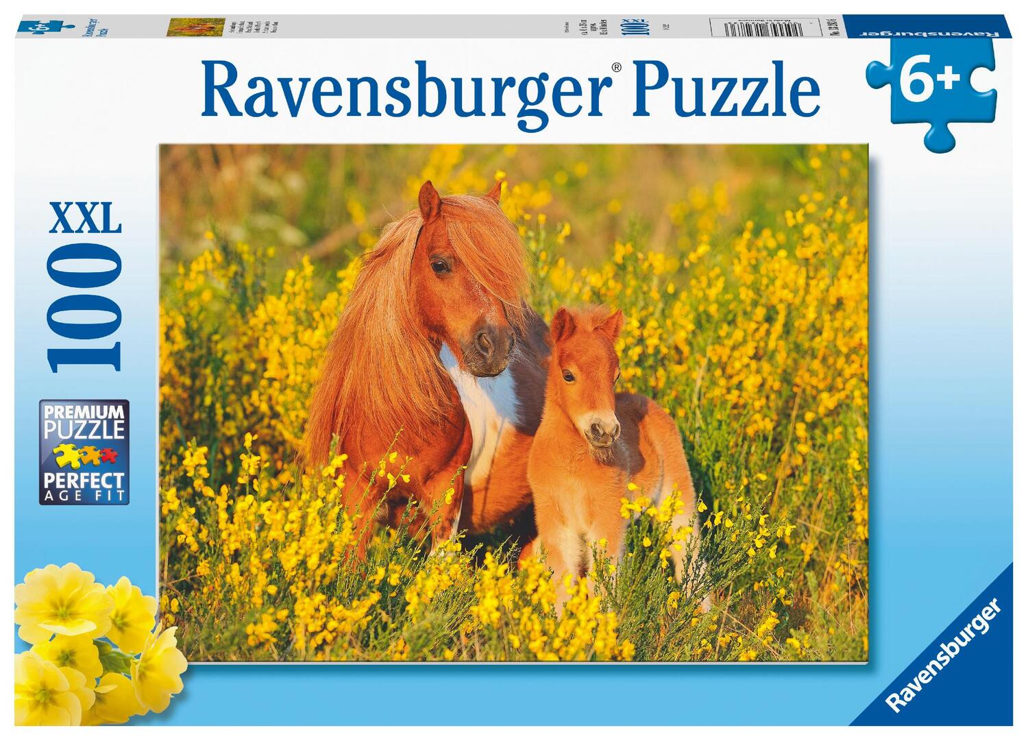 Cover: 4005556132836 | Ravensburger Kinderpuzzle - Shetlandponys - 100 Teile Puzzle für...