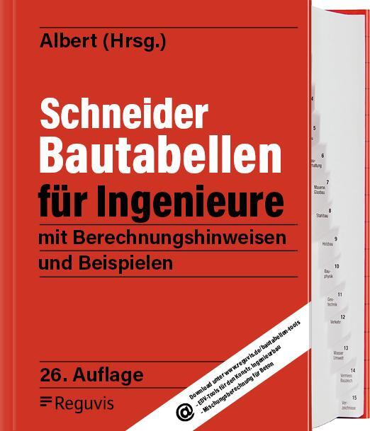 Cover: 9783846214794 | Schneider - Bautabellen für Ingenieure | Andrej Albert | Buch | 2024