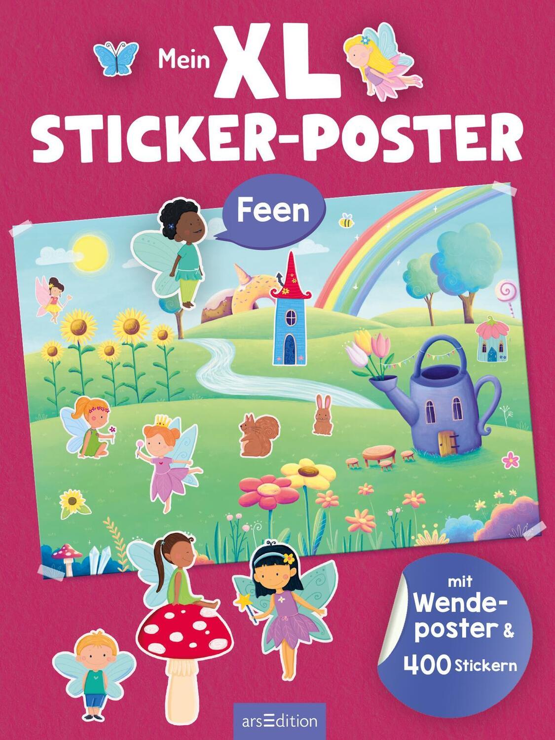 Bild: 9783845857589 | XL Sticker-Poster: Mein XL Sticker-Poster Feen | Taschenbuch | 32 S.