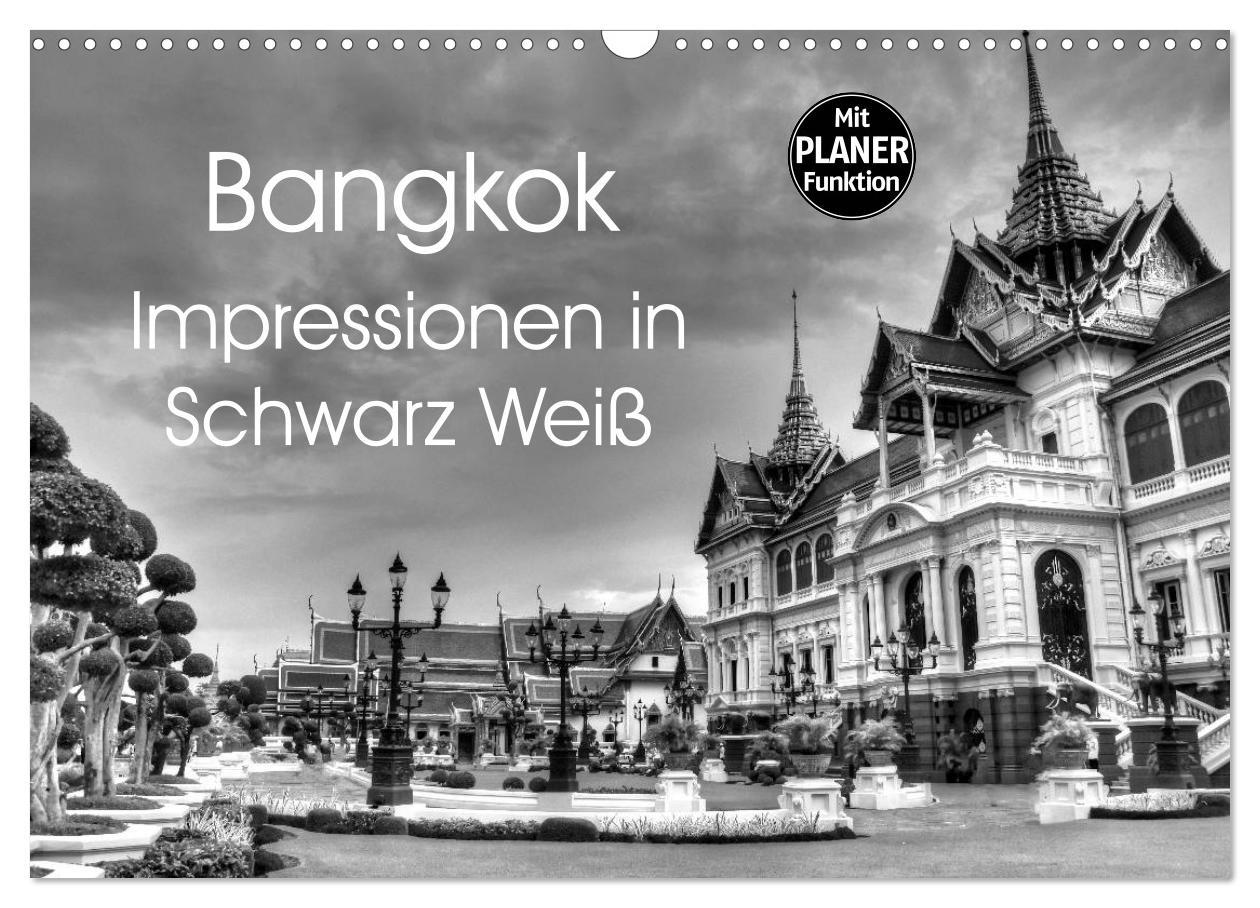 Cover: 9783435511518 | Bangkok Impressionen in Schwarz Weiß (Wandkalender 2025 DIN A3...