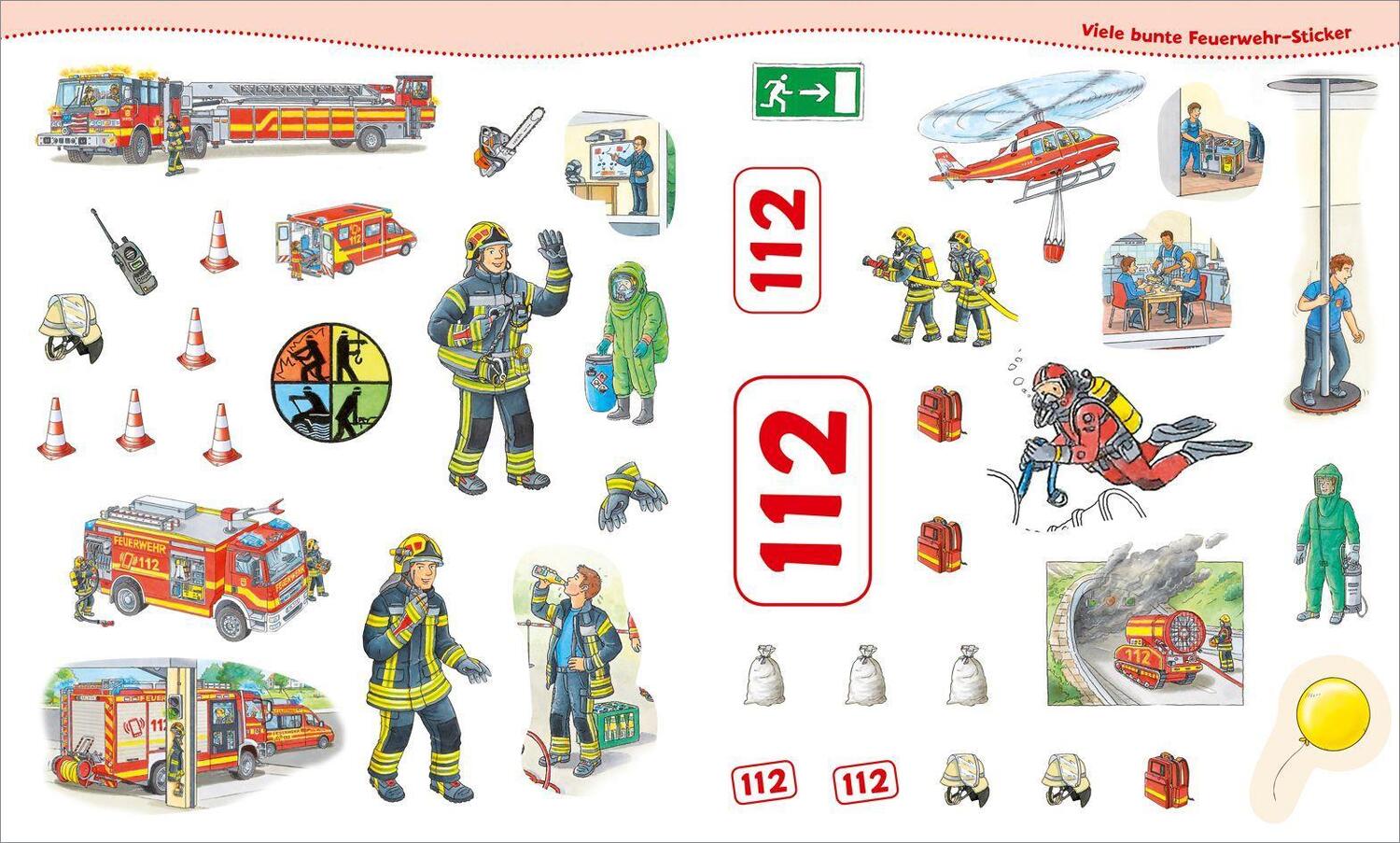 Bild: 9783788620011 | Mitmach-Heft Feuerwehr | Malen, Rätseln, Stickern | Sabine Schuck