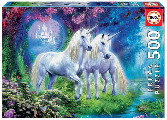 Cover: 8412668176485 | Unicorns in the Forest (Puzzle) | Spiel | In Spielebox | Deutsch