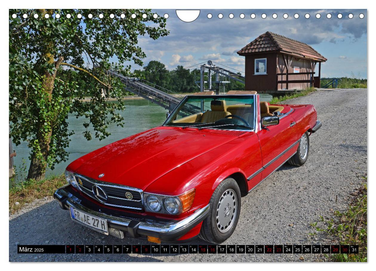 Bild: 9783435209415 | Ein Stern für Amerika - Mercedes Benz 560 SL (Wandkalender 2025 DIN...