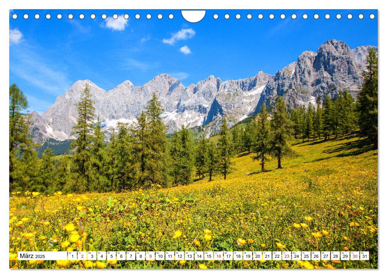 Bild: 9783435166008 | Ramsau am Dachstein (Wandkalender 2025 DIN A4 quer), CALVENDO...