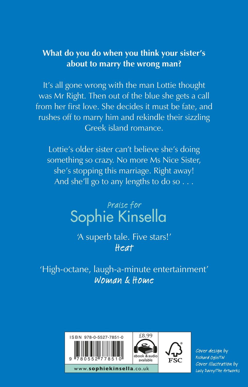 Rückseite: 9780552778510 | Wedding Night | Sophie Kinsella | Taschenbuch | Englisch | 2014