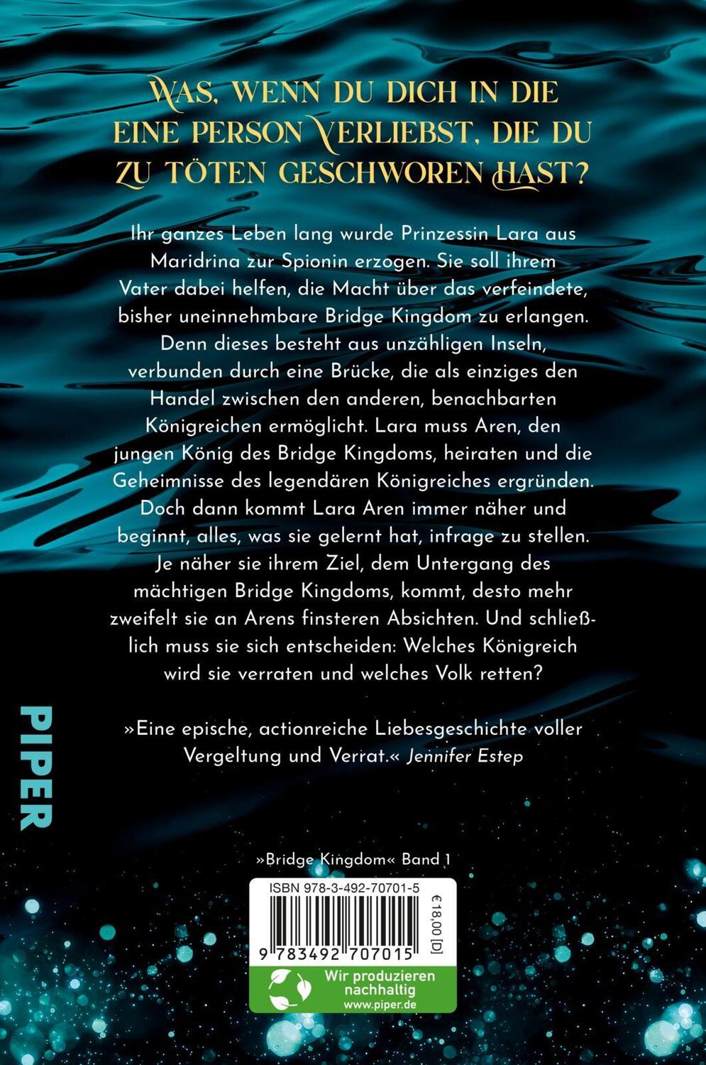 Rückseite: 9783492707015 | Bridge Kingdom - Der Schwur der Spionin | Danielle L. Jensen | Buch