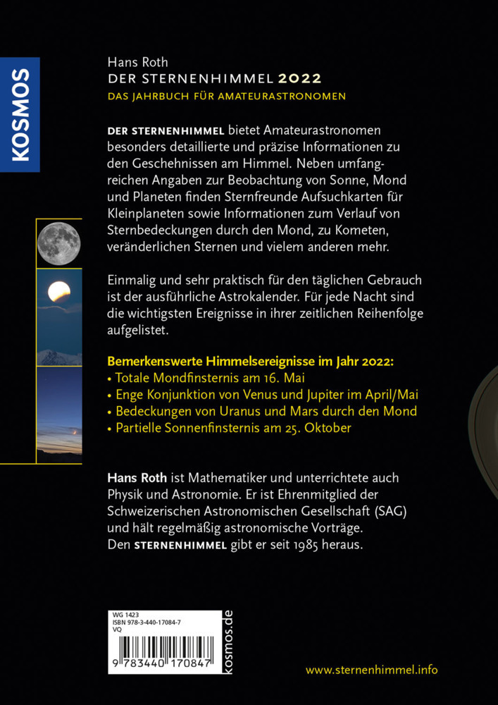 Bild: 9783440170847 | Der Sternenhimmel 2022 | Das Jahrbuch für Amateurastronomen | Roth