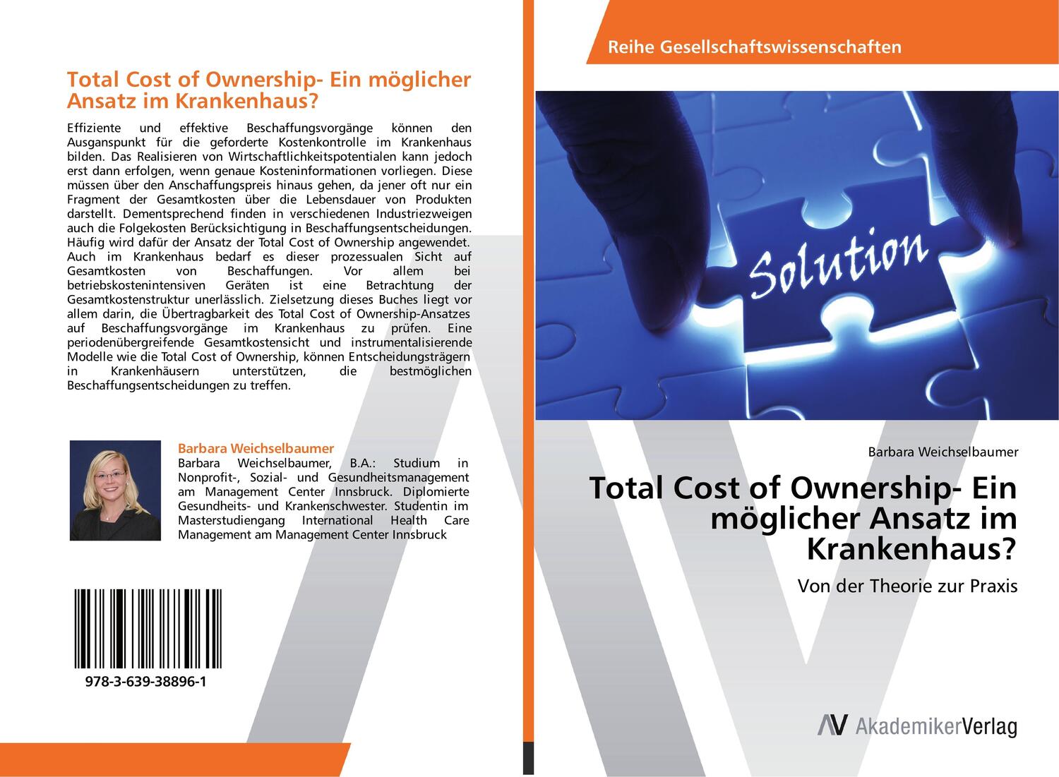 Cover: 9783639388961 | Total Cost of Ownership- Ein möglicher Ansatz im Krankenhaus? | Buch