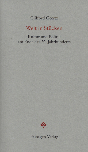 Cover: 9783709201497 | Welt in Stücken | Kultur und Politik am Ende des 20. Jahrhunderts