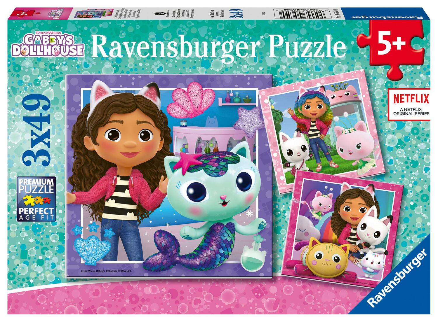 Cover: 4005556056590 | Ravensburger Kinderpuzzle 05659 - Spielzeit mit Gabby - 3x49 Teile...